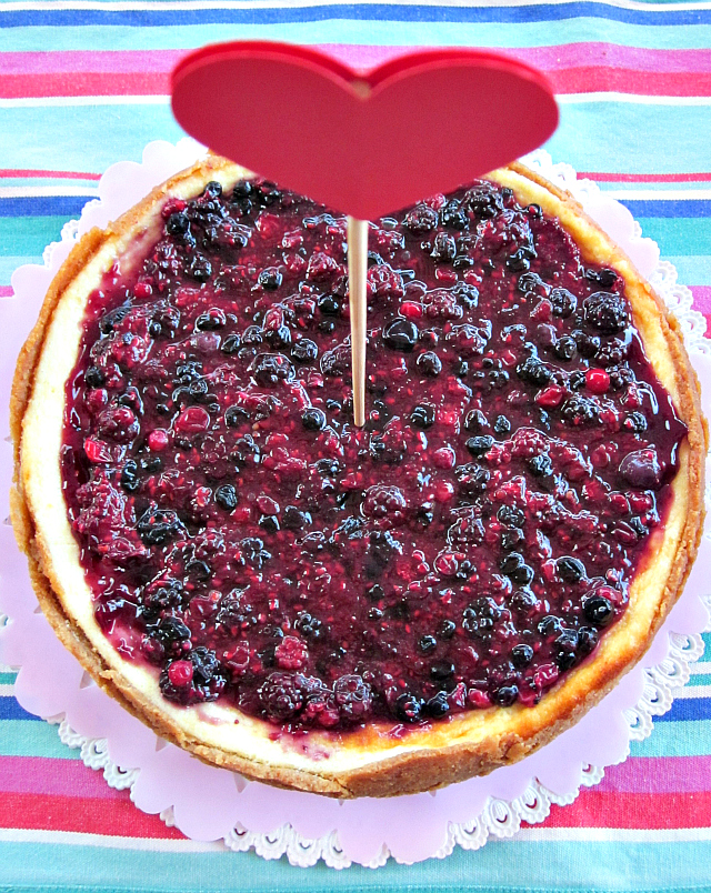 Cheesecake ai frutti di bosco