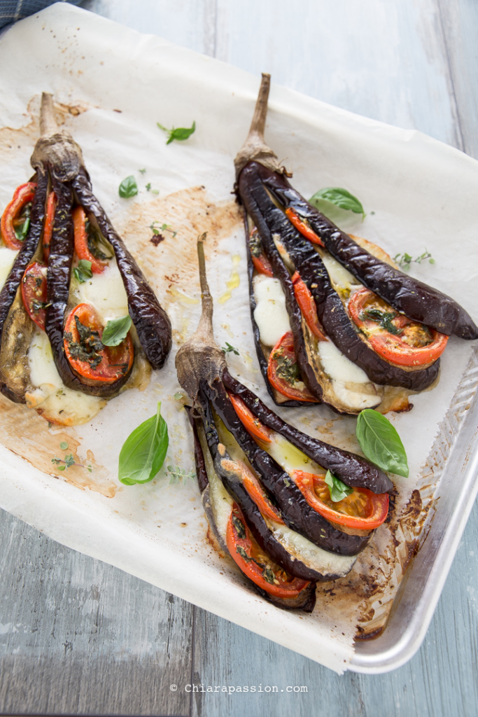 Melanzane a ventaglio