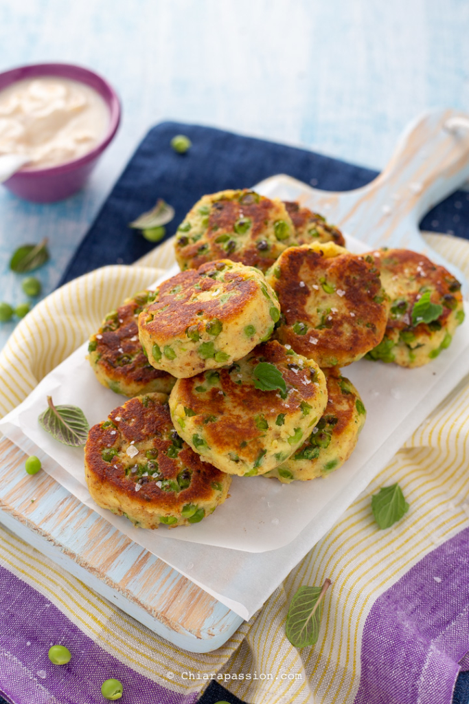 Burger di piselli