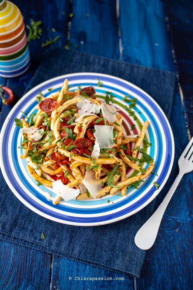 Pasta rucola e pomodorini
