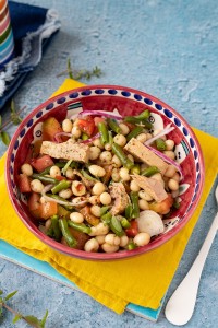 insalata di fagioli e tonno