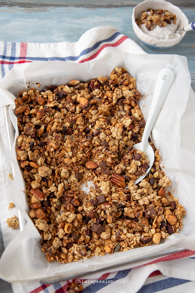 ricetta granola fatta in casa