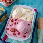 gelato alla fragola e limone