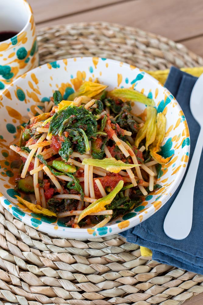 Pasta con tenerumi