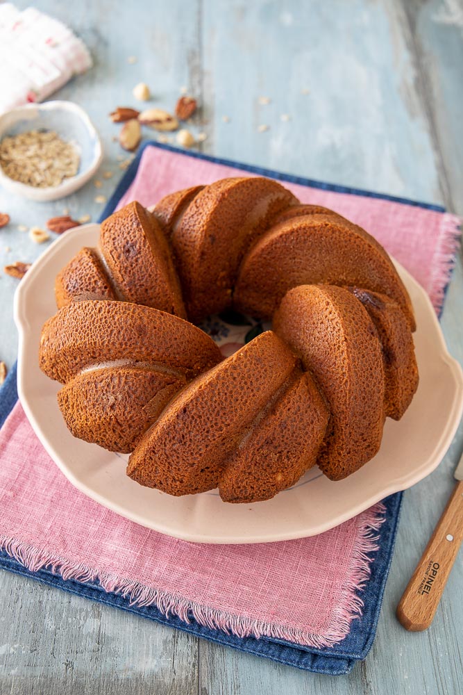 Torta con farina di avena: senza glutine e senza lattosio