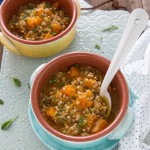 zuppa di grano saraceno e zucca