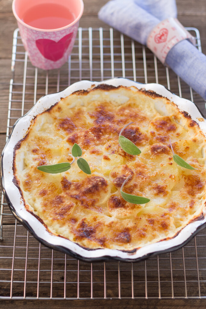 Patate al latte gratinate