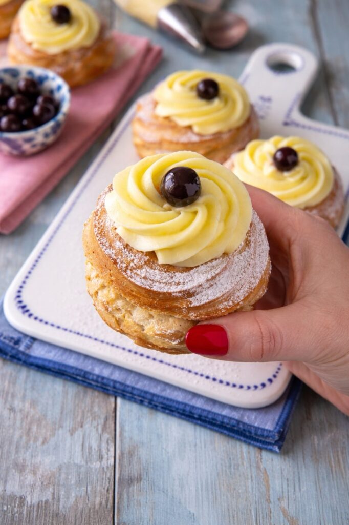 Zeppole di San Giuseppe fritte