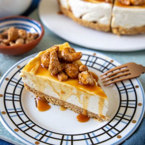 cheesecake senza cottura al caramello salato
