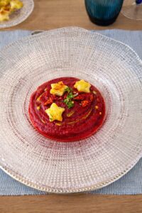 vellutata di barbabietola