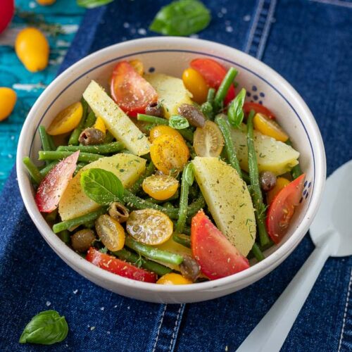 insalata di fagiolini e patate