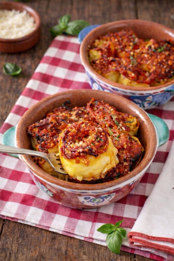 girelle di lasagne al forno