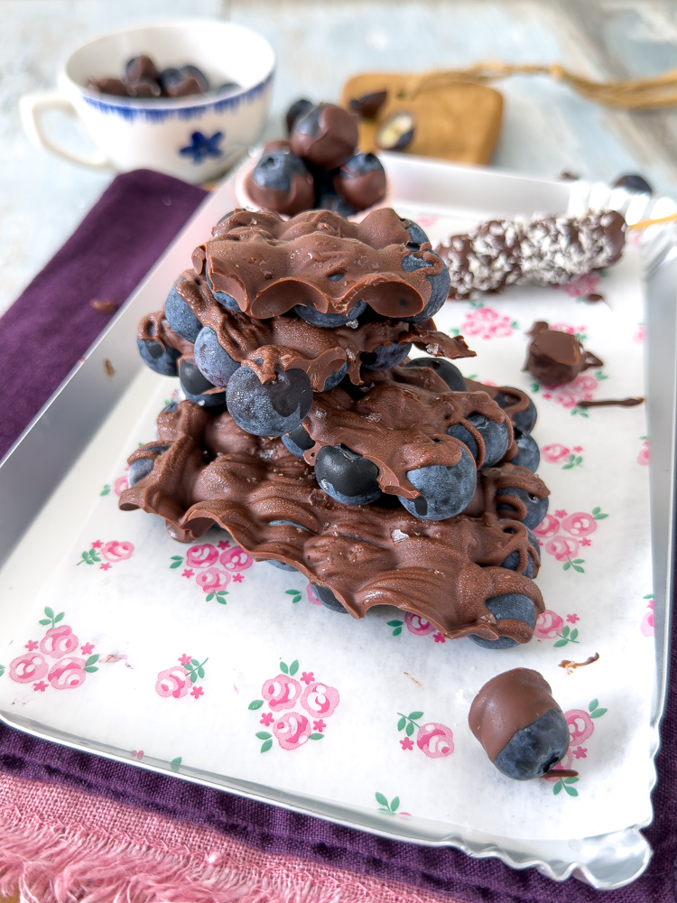 mirtilli al cioccolato fondente