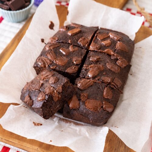 Brownies fit avena e cioccolato velocissimi