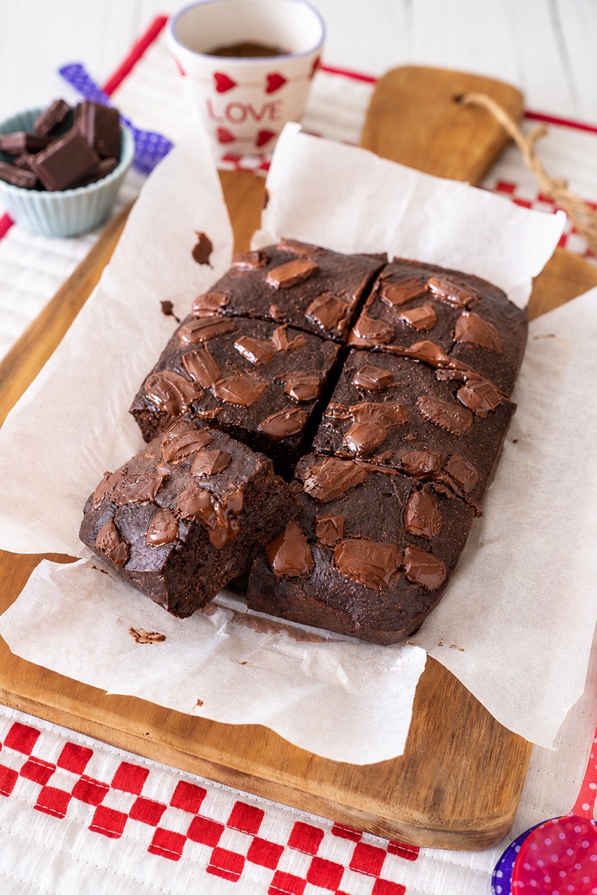 Brownies fit avena e cioccolato ricetta in 5 minuti